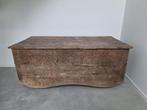 Prachtige unieke oude kist/tafel, Ophalen, Gebruikt, Teakhout, 75 tot 100 cm