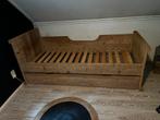 Te koop steigerhouten bed, Ophalen, Gebruikt, Eenpersoons, Steigerhout