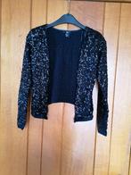 Petit gilet noir brillant XS, Ophalen of Verzenden, Gedragen, Zwart