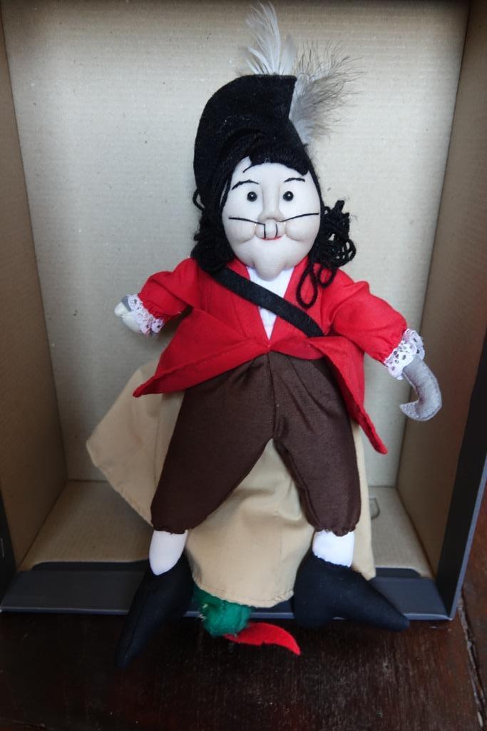 omkeerbare (hand) pop Peter Pan en Kapitein Haak, Enfants & Bébés, Jouets | Poupées, Utilisé, Autres types, Enlèvement ou Envoi