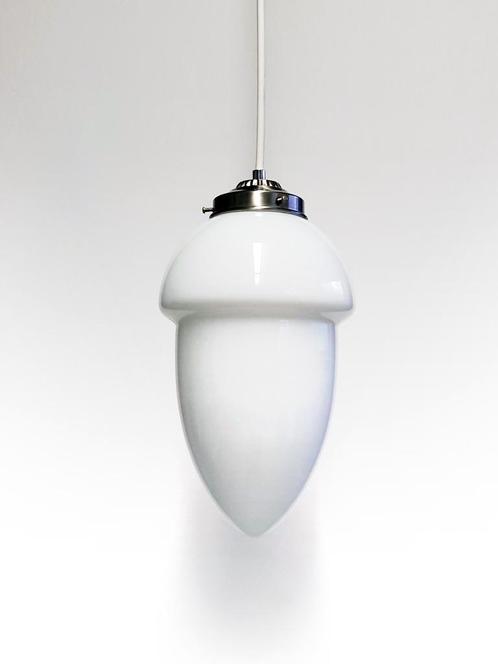 hanglamp art deco eikelvorm, Antiek en Kunst, Antiek | Verlichting, Ophalen of Verzenden