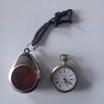 Montre de poche argentée chronomètre E.Du Bois, Bijoux, Sacs & Beauté, Enlèvement ou Envoi