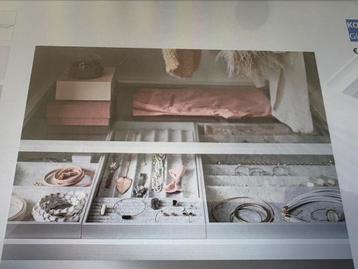 2 IKEA PAX - KOMPLEMENT Glasplaat, wit, 100x58 cm beschikbaar voor biedingen