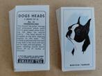 Dogs Heads complete set 25 honden chromos Amaran Tea 1965, Verzamelen, Ophalen of Verzenden, 1960 tot 1980, Dier, Prent