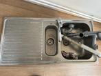 Spoelbak inox 100 cm x 50 cm, Huis en Inrichting, Ophalen, Gebruikt, 50 tot 100 cm, 100 tot 150 cm
