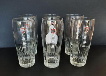 6 Bierglazen voor Jupiler – 25 cl  beschikbaar voor biedingen