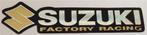 Suzuki Factory Racing metallic sticker #4