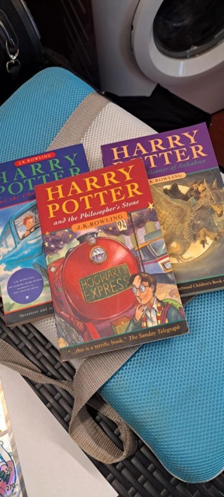 Harry Potter Boeken Kavel (1997) - 3 Vroege Uitgaven!, Verzamelen, Harry Potter, Gebruikt, Boek of Poster, Ophalen of Verzenden