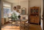 Table à manger vintage et 6 chaises assorties, Maison & Meubles, Rectangulaire, Vintage, 50 à 100 cm, Enlèvement