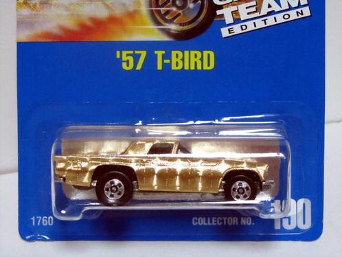 '57 Ford T-Bird Hot Wheels #190 Blackwall Gleam Team (1991), Hobby & Loisirs créatifs, Voitures miniatures | Échelles Autre, Neuf