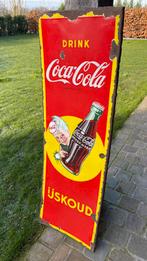 Emaille bord Coca Cola sprite boy., Verzamelen, Gebruikt, Ophalen