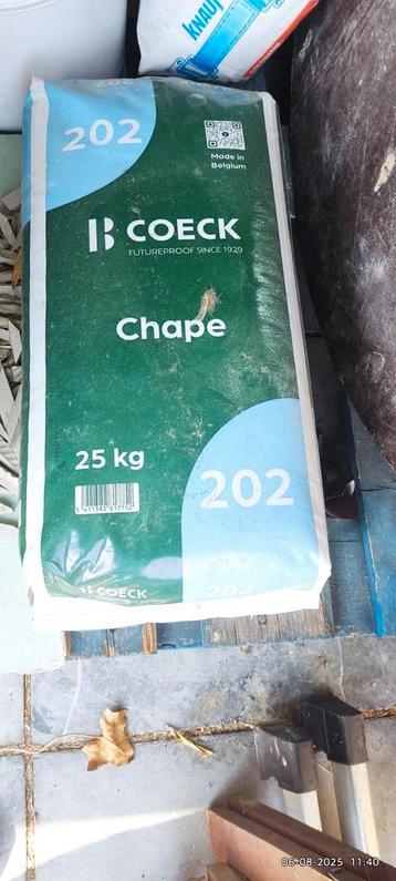 chape 2x 25kg beschikbaar voor biedingen