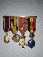 Mini medaille op balkje, Ophalen of Verzenden