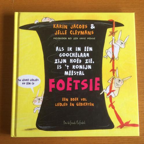 Boek + cd Foetsie van Jelle Cleymans, Boeken, Gedichten en Poëzie, Nieuw, Ophalen of Verzenden