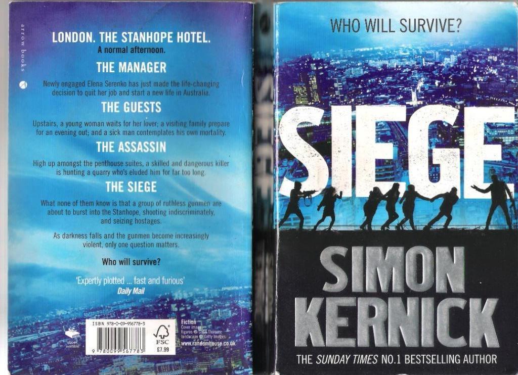 Siege by Simon Kernick, Boeken, Taal | Engels, Zo goed als nieuw, Fictie, Verzenden