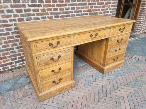 Eiken bureau, Huis en Inrichting, Bureaus, Bureau, Ophalen of Verzenden