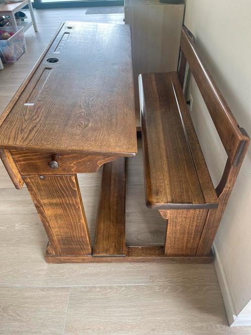 Toffe schoolbank, Kinderen en Baby's, Kinderkamer | Tafels en Stoelen, Gebruikt, Ophalen