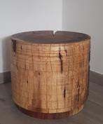 Boomstam bijzettafel, Huis en Inrichting, Ophalen, Minder dan 45 cm, Minder dan 55 cm, Rustiek