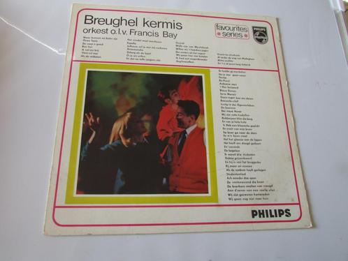 BREUGHEL KERMIS, ORKEST VAN FRANCIS BAY, LP, Cd's en Dvd's, Vinyl | Nederlandstalig, Gebruikt, Streekmuziek, 12 inch, Ophalen of Verzenden