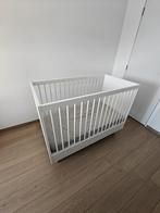 Babybed Petit Amélie Bocca wit 120x60 + matras, Gebruikt, Ophalen of Verzenden, Minder dan 140 cm, Matras