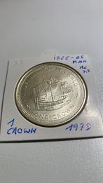 Zilver munt Isle of man, Postzegels en Munten, Verzenden, Zilver