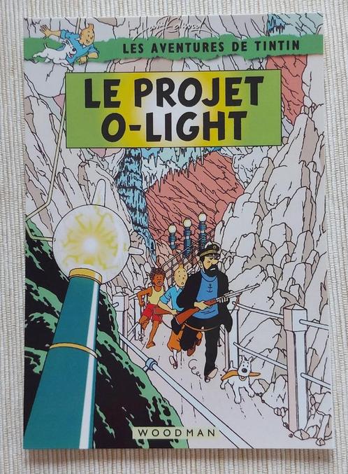 Postcard - Les aventures de Tintin/Le Projet O-Light - Mint, Collections, Cartes postales | Thème, Non affranchie, Autres thèmes
