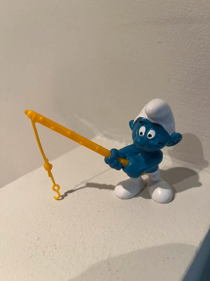 Smurf met hengel, Verzamelen, Smurfen, Zo goed als nieuw, Verzenden