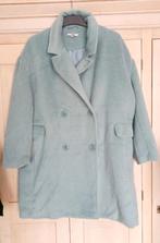 Manteau bleu clair boutonné et doublé, Ophalen, Zo goed als nieuw, Blauw