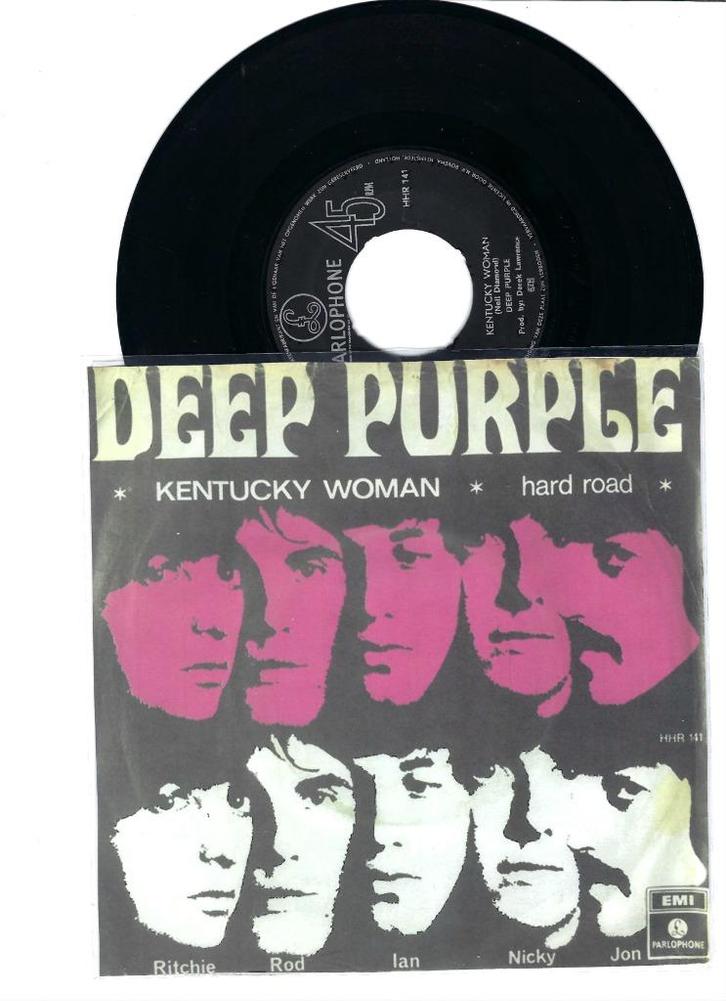 Deep Purple ‎– Kentucky Woman, Cd's en Dvd's, Vinyl Singles, Gebruikt, Single, Rock en Metal, 7 inch, Ophalen of Verzenden