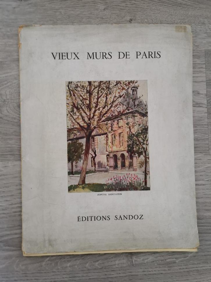Vieux murs de Paris - tekeningen Parijse gebouwen, Boeken, Kunst en Cultuur | Beeldend, Gelezen, Schilder- en Tekenkunst, Ophalen of Verzenden