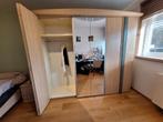 Grote kleerkast houtkleurig 250x225x60 met verlichting, Huis en Inrichting, Kasten | Kleerkasten, Ophalen, Gebruikt
