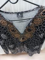 Zwarte bloes merk K Design te koop.Maat L, Kleding | Dames, Blouses en Tunieken, Ophalen, Maat 42/44 (L)