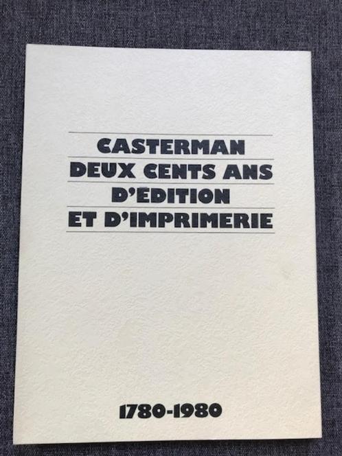 Casterman - Deux cents ans d'edition et d'imprimerie - 1780, Boeken, Stripverhalen, Nieuw, Eén stripboek, Ophalen of Verzenden