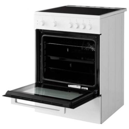 Beko FSM 67010 GW Fornuis vitrokeramische kookplaat, Elektronische apparatuur, Fornuizen, Nieuw, Tussenbouw, Keramisch, 4 kookzones
