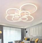 8 Ringen Plafondlamp Kroonluchter + App afstandsbediening XL, Nieuw, Kunststof, LED, Ophalen of Verzenden