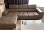 Lederen sofa bank chaise longue zetel 3-zithoek hoekbank, Huis en Inrichting, Zetels | Complete zithoeken, Leer, Zo goed als nieuw