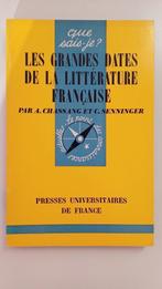 Livre ancien de 1973 : Les grandes dates de la littérature.., Ophalen, Chassang et Senninger