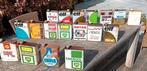 Lot van 18 vintage olieblikken, Verzamelen, Merken en Reclamevoorwerpen, Ophalen of Verzenden, Gebruikt