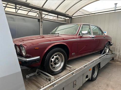Jaguar XJ6, Auto's, Oldtimers, Particulier, Jaguar, Benzine, 4 deurs, Automaat, Rood, Beige, Leder, Ophalen