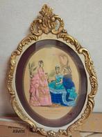 Retro kader met geïllustreerde mode, Ophalen of Verzenden