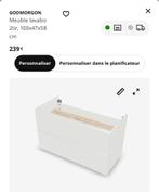 Meuble lavabo salle de bain 100x47x58cm, Ophalen, Zo goed als nieuw, Wastafelkast