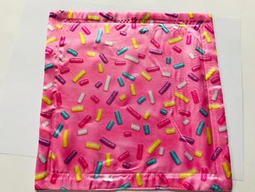 MyHanky Dessert Warrior Pink EDC Sprinkles Donut Handkerchie beschikbaar voor biedingen