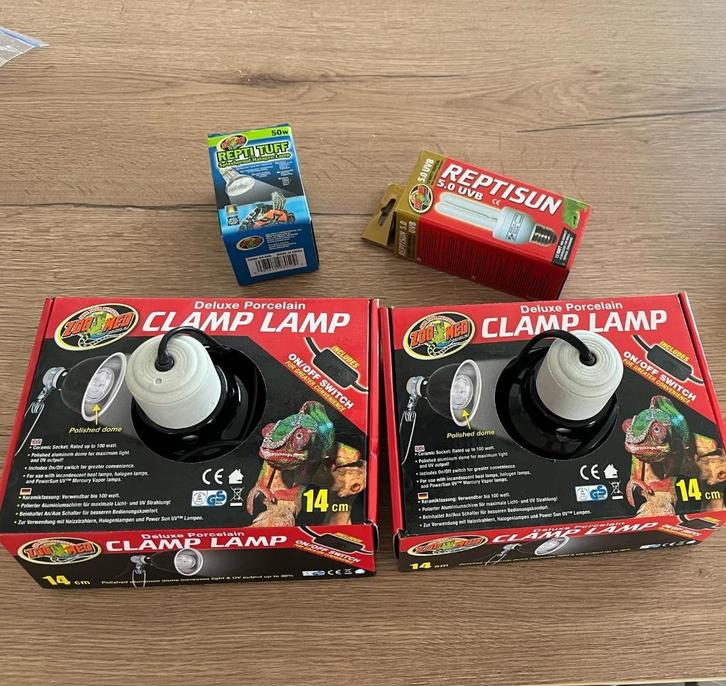 Lampes UVB et infra rouge, Dieren en Toebehoren, Reptielen en Amfibieën | Toebehoren, Gebruikt, Overige typen, Ophalen