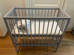 VITALISPA Sophie, babybed grijs 40 x 96 x 90, Kinderen en Baby's, Ophalen, Zo goed als nieuw, Lattenbodem, Minder dan 140 cm