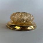 Vintage 'gouden' plafondlamp/plafonnière Helena Tynell stijl, Enlèvement ou Envoi