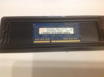 RAM Hynix 2 GB DDR3 10600S 1333 Mhz Laptop, Informatique & Logiciels, Mémoire RAM, Enlèvement ou Envoi, DDR3, Comme neuf, 2 GB