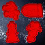 4x Mario Cookie cutter / Koekjessnijders, Ophalen of Verzenden, Nieuw, Bakvorm