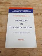 Chris van den Wyngaert - Strafrecht en strafprocesrecht, Boeken, Gelezen, C. van den Wyngaert, Ophalen of Verzenden