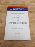 Chris van den Wyngaert - Strafrecht en strafprocesrecht, Boeken, Ophalen of Verzenden, Gelezen, C. van den Wyngaert