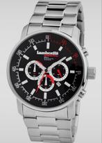 Lambretta Imola Horloge Zilver 2152BLA, Handtassen en Accessoires, Horloges | Heren, Overige merken, Gebruikt, Staal, Zilver